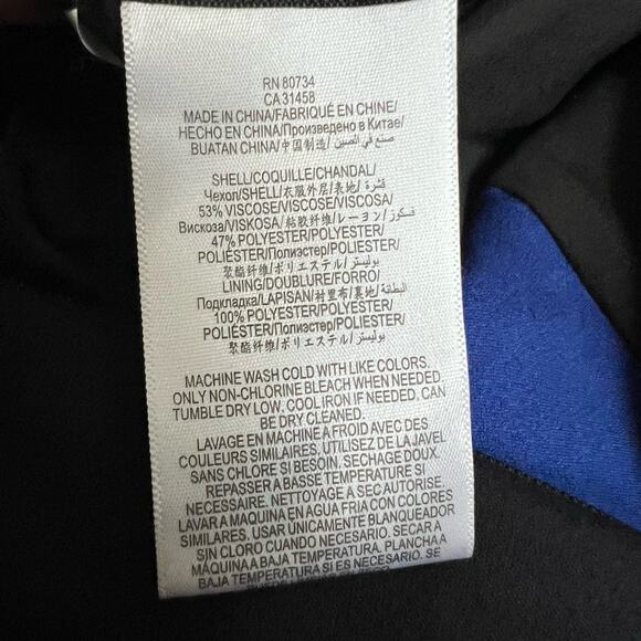 BCBG MAXAZRIA Calinda One Shoulder Ruffle Tiered Black Dress Sz 8 Cocktail Party - Picture 6 of 6